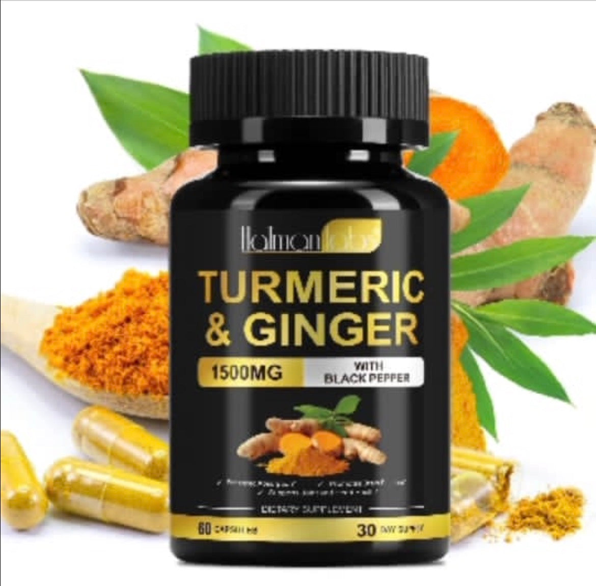 Gellule Curcuma & Gingembre – Beauté de la peau de l'intérieur