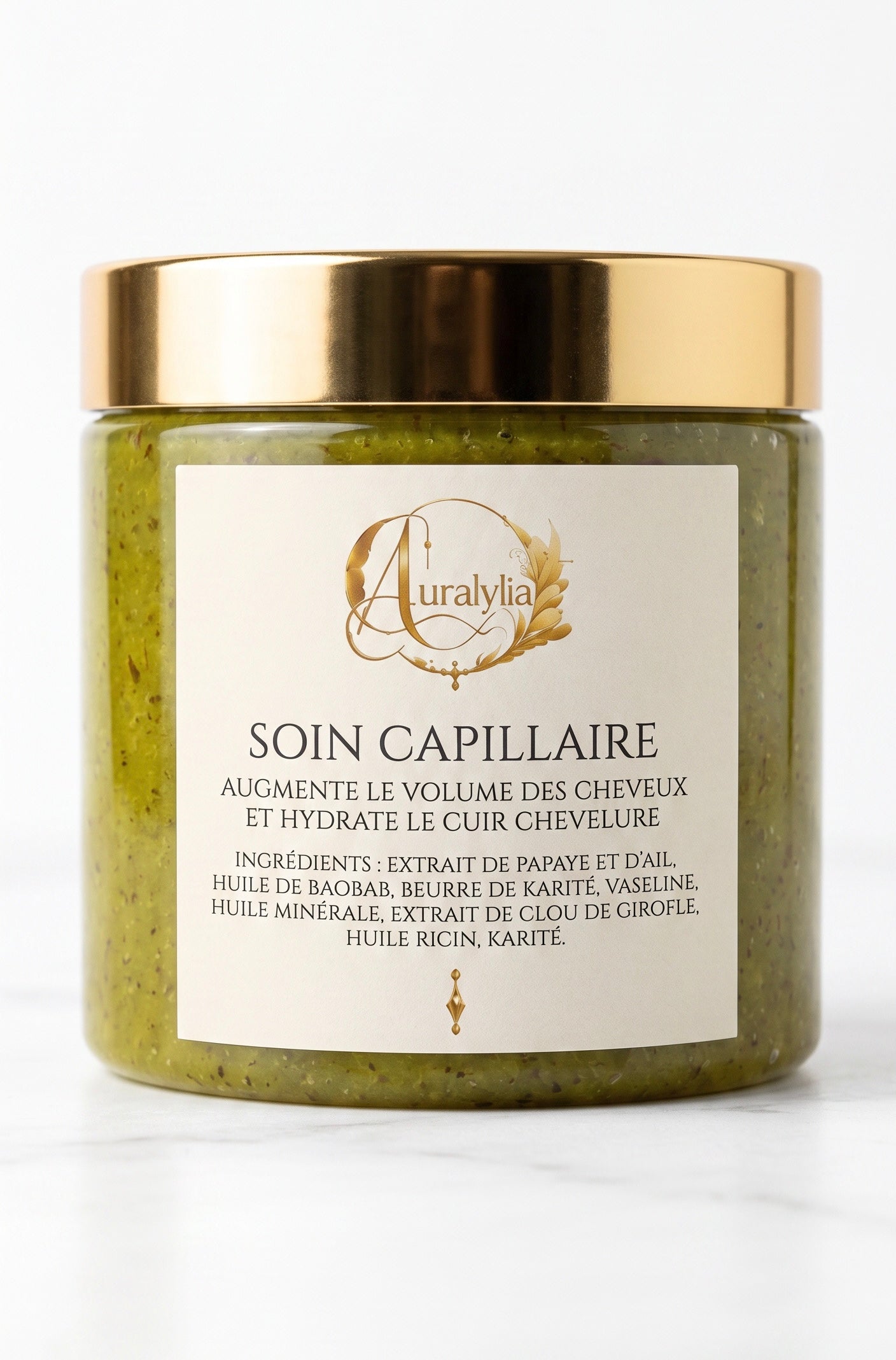 Crème pour traitement de cheveux- Soin Capillaire Aura Lylia