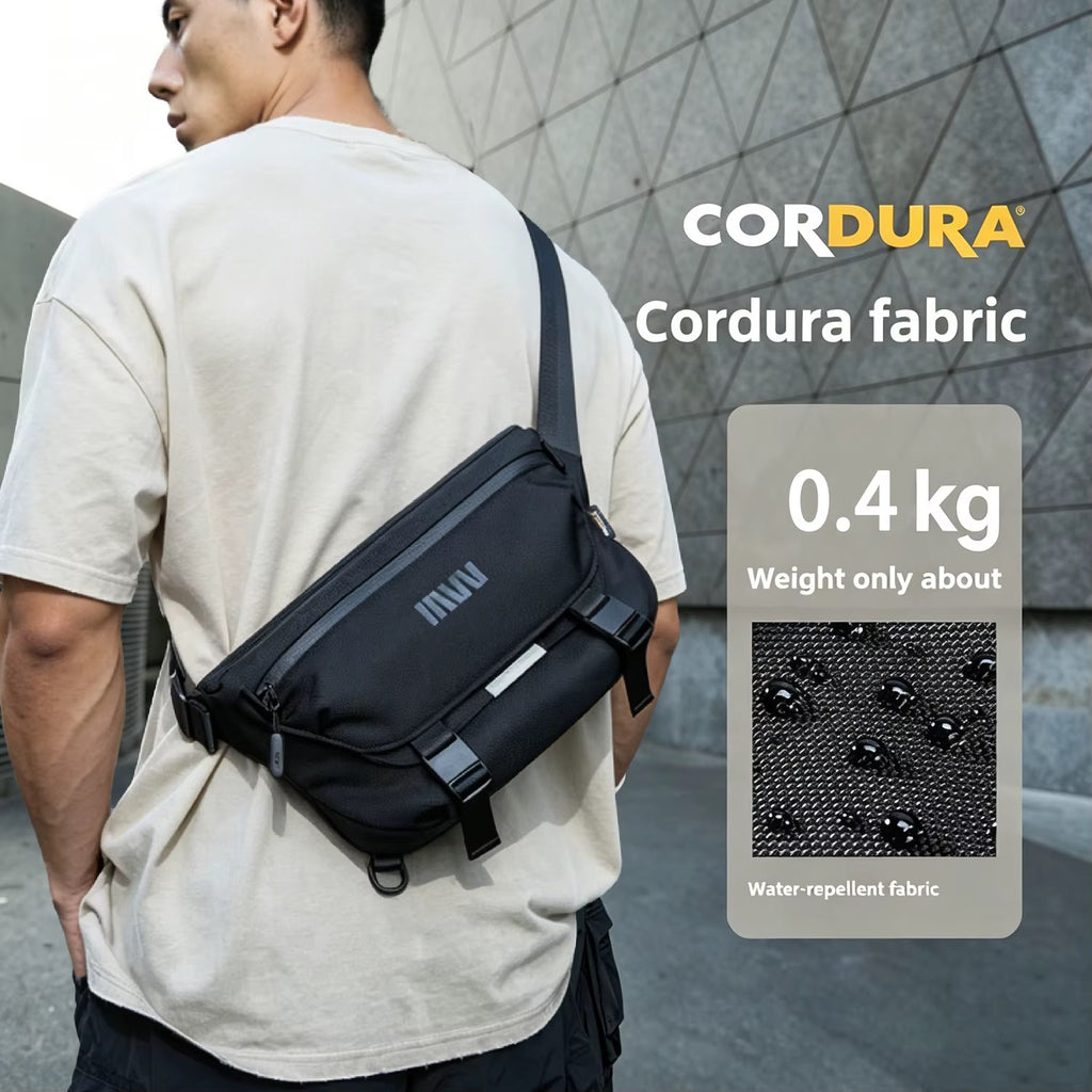 Sac bandoulière Cordura – Noir
