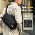 Sac à dos bandoulière Cordura – Noir